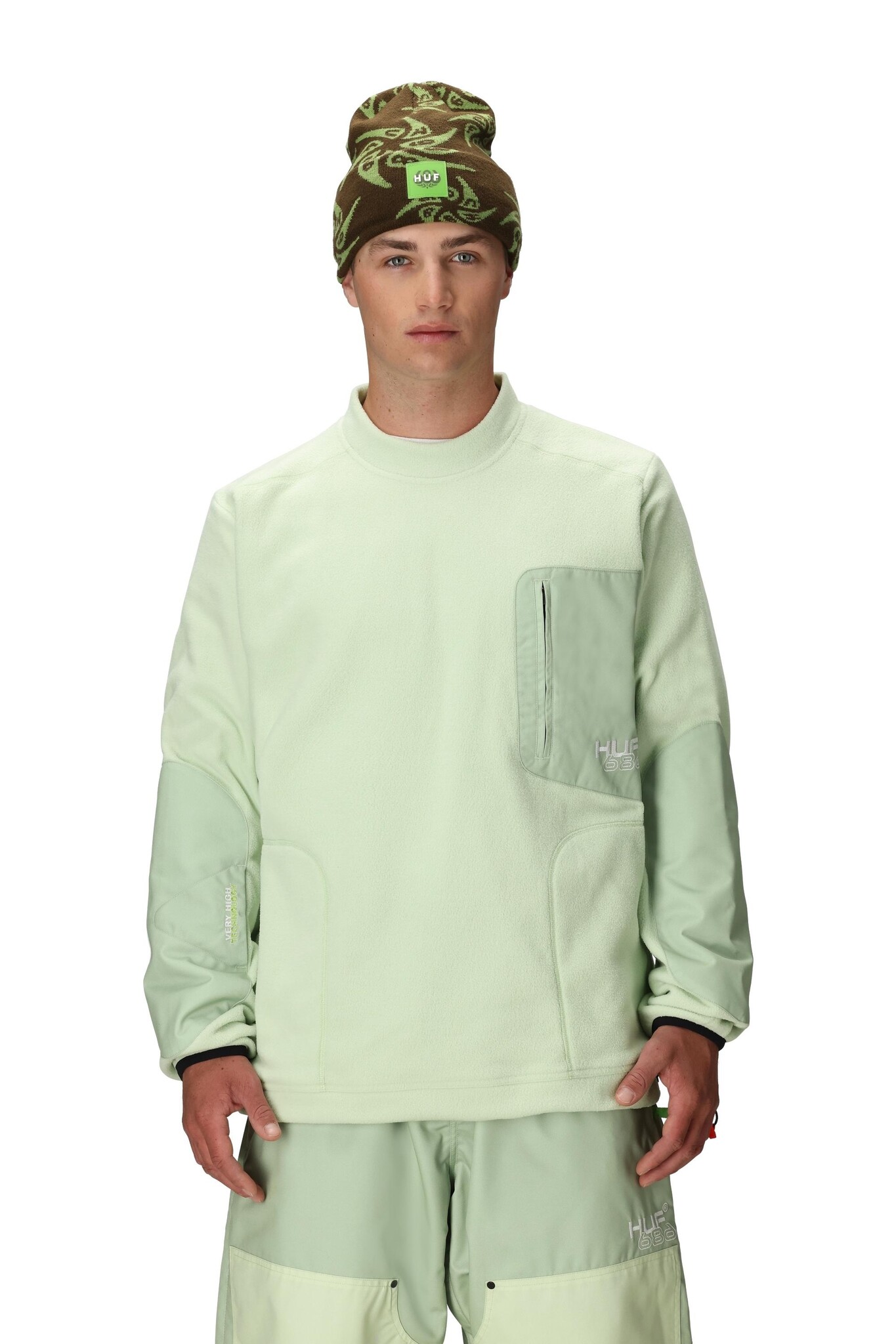 686 686 Men's HUF Fleece Crewneck