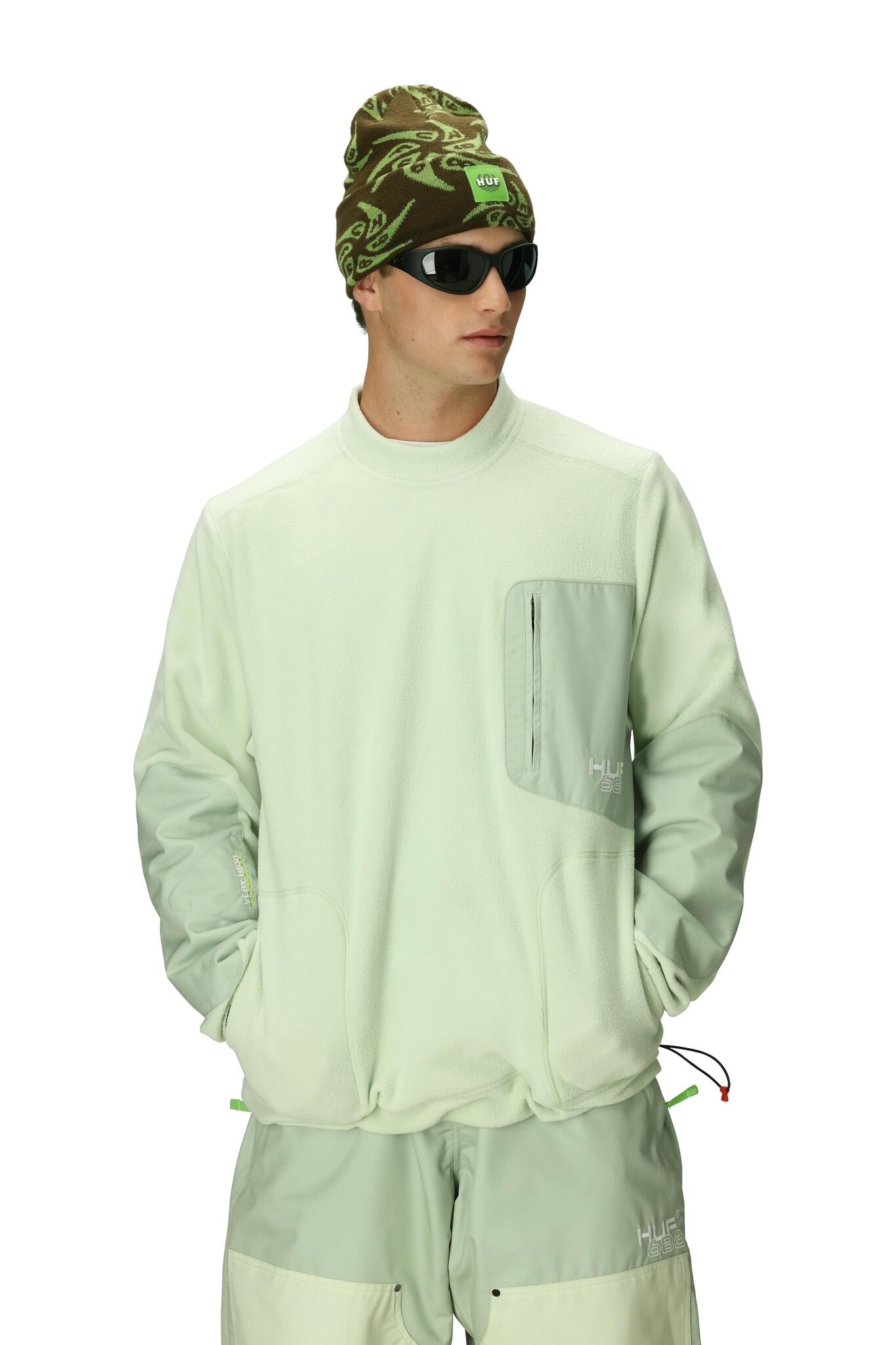686 686 Men's HUF Fleece Crewneck