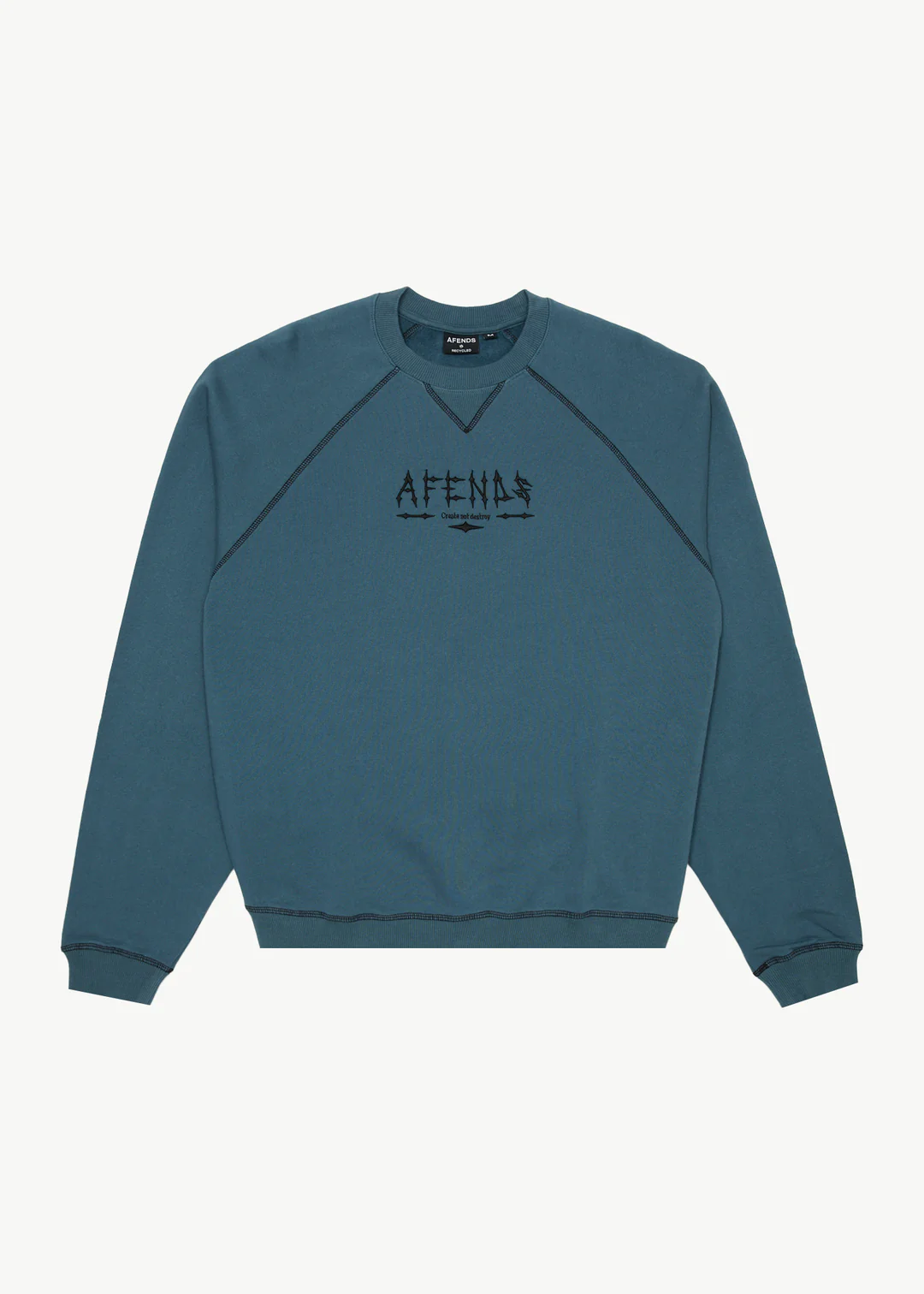 Afends Afends Men's Mix-Up Raglan Crew Neck