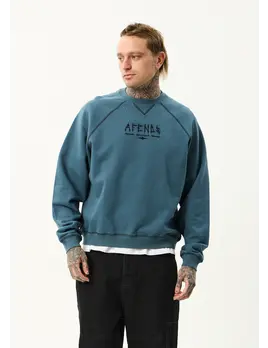 Afends Afends Men's Mix-Up Raglan Crew Neck