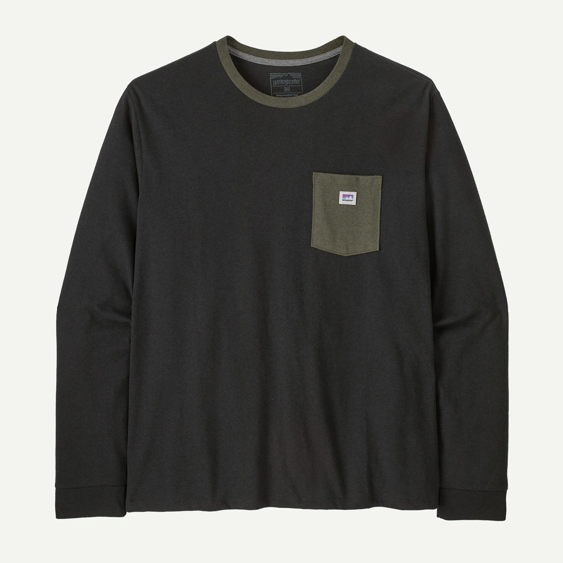 Patagonia Patagonia Men's Long Sleeve Shop Sticker Pocket Responsibili-Tee®