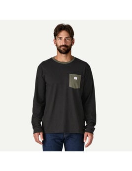 Patagonia Patagonia Men's Long Sleeve Shop Sticker Pocket Responsibili-Tee®