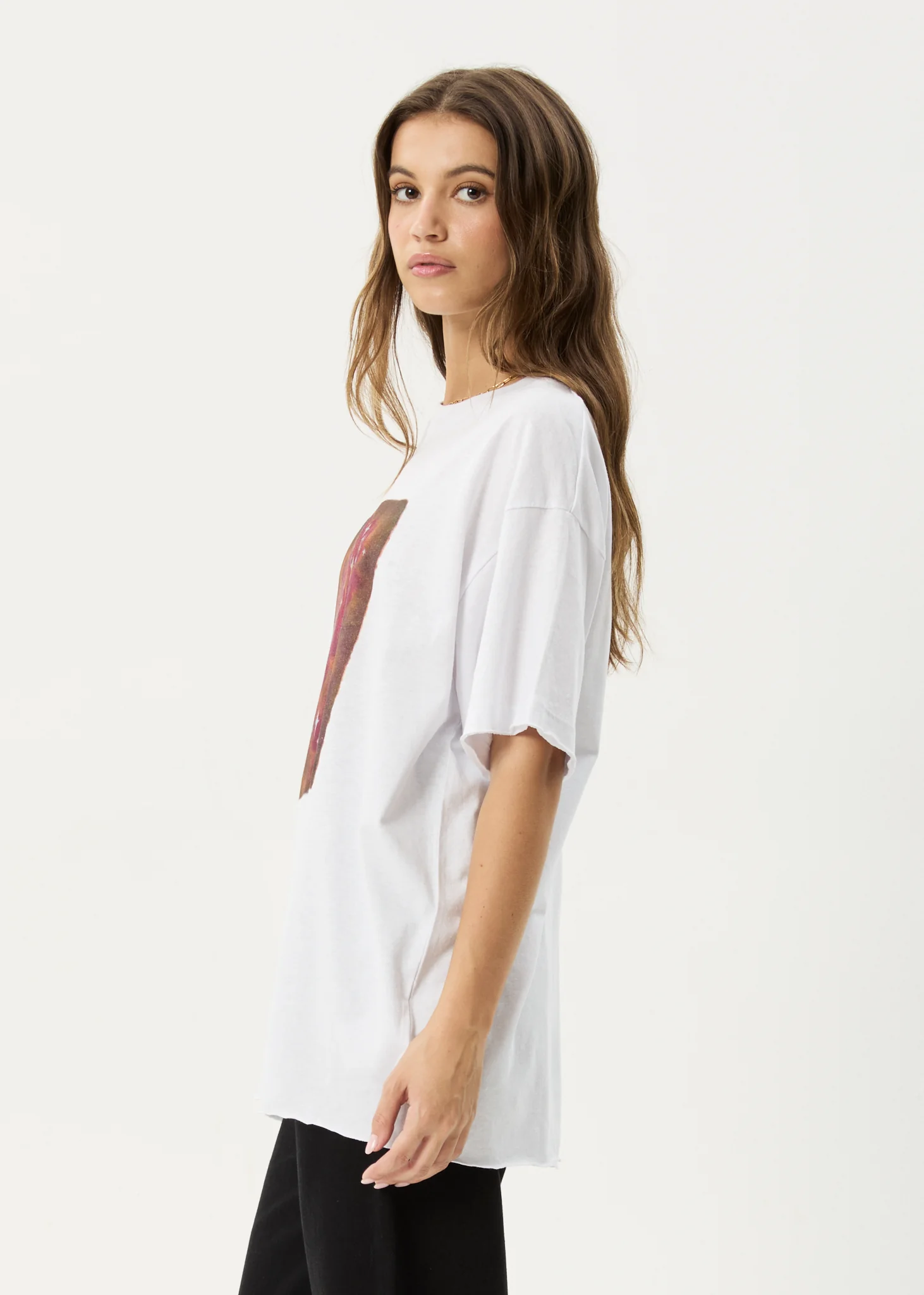 Afends Afends Women's Dark Heaven Hemp Oversized Tee