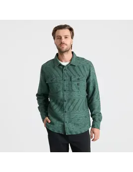 Roark Roark Men's Nordsman Jacquard Long Sleeve Flannel
