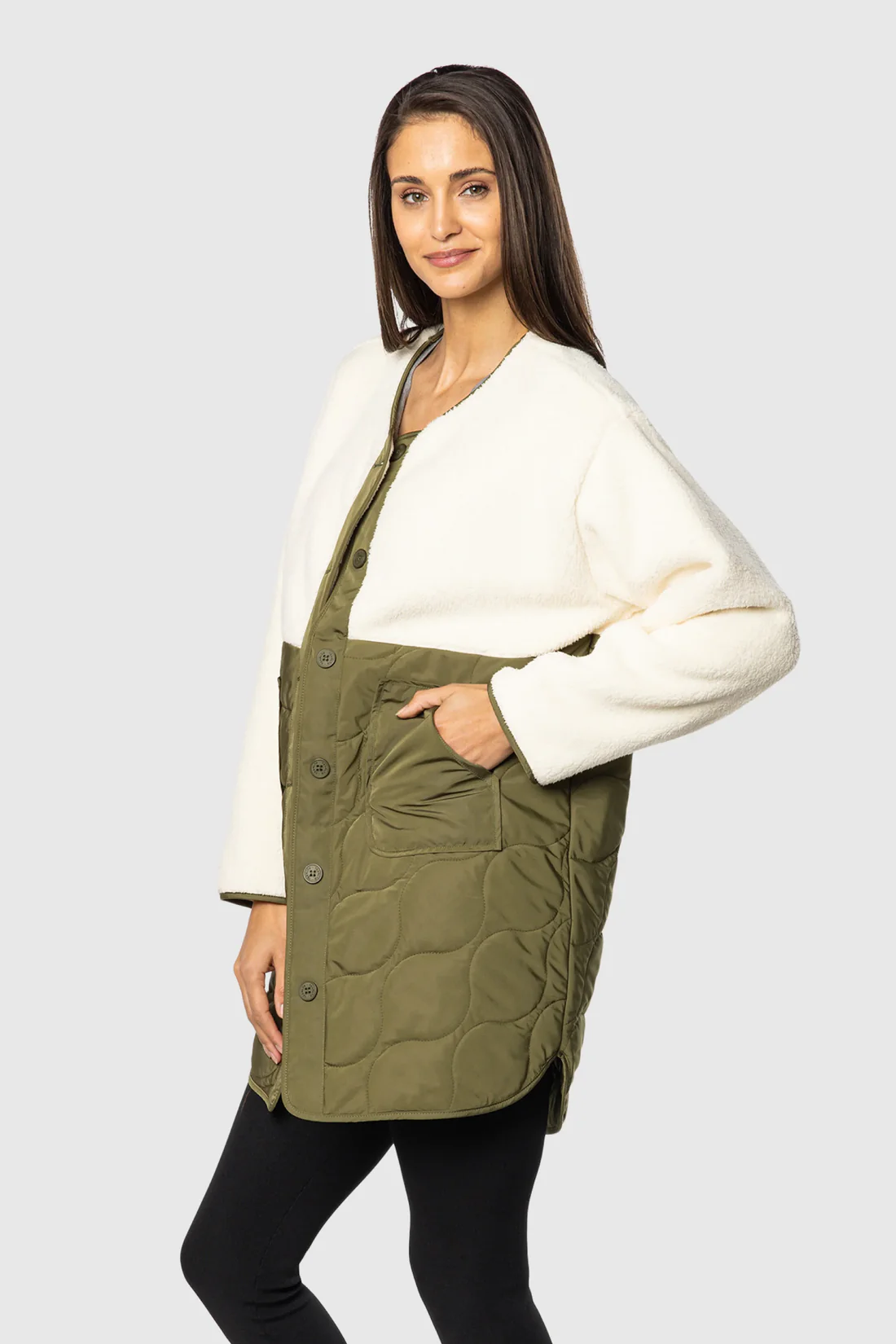 TeamLTD TeamLTD Women's Sherpa Quilted Jacket