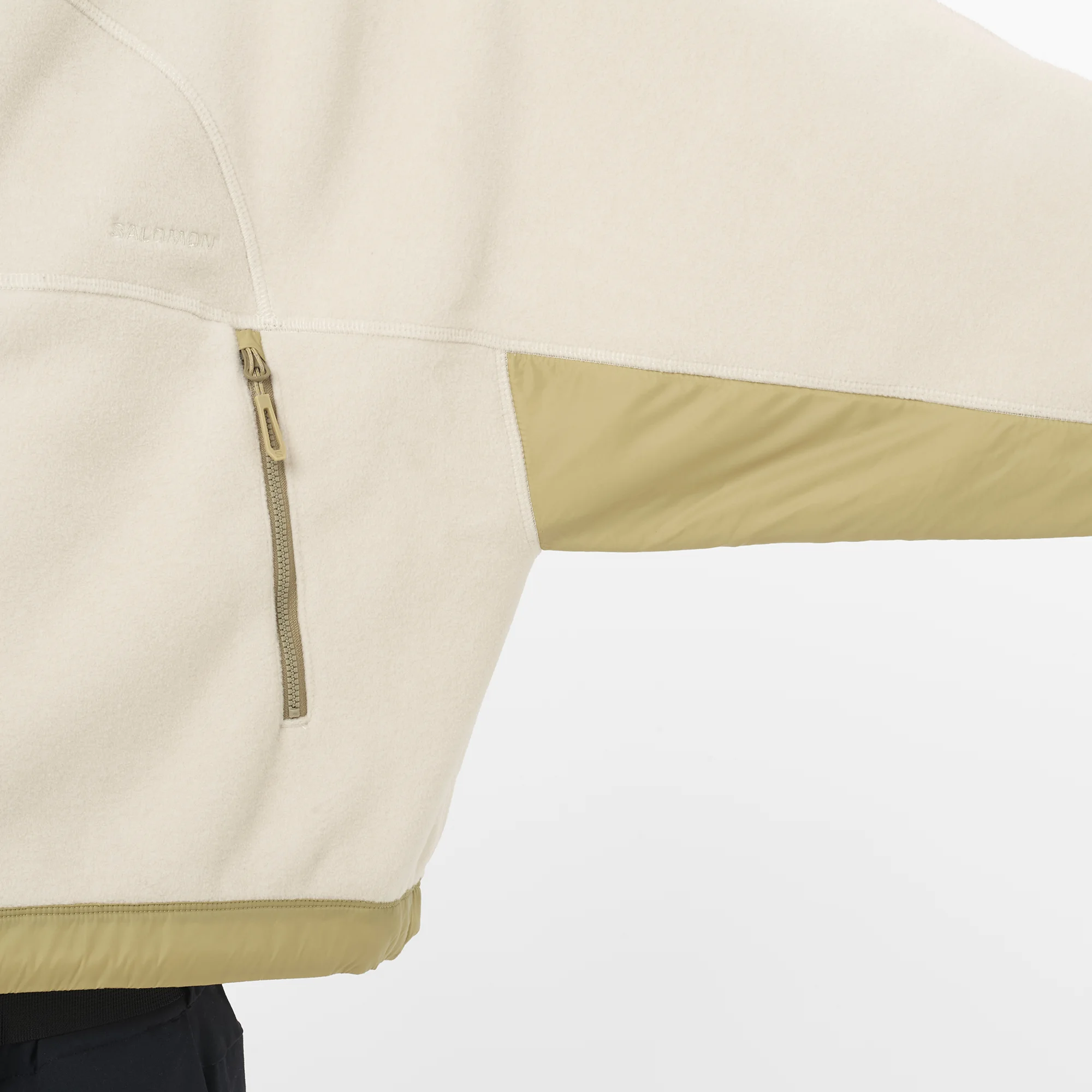 Salomon Salomon Women's Chroma Cropped Half Zip Midlayer Fleece