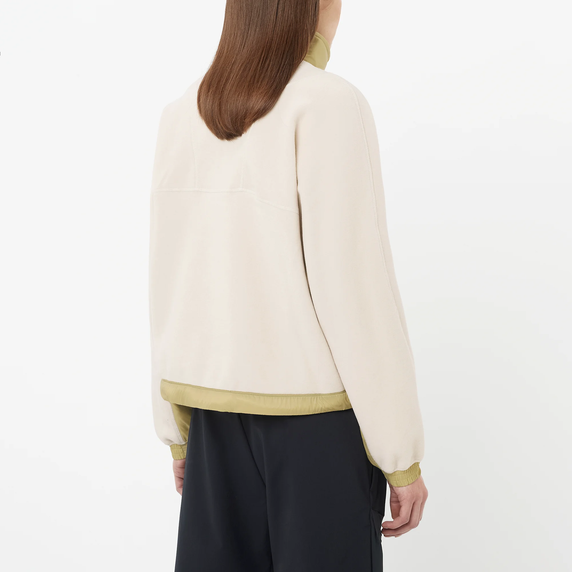 Salomon Salomon Women's Chroma Cropped Half Zip Midlayer Fleece