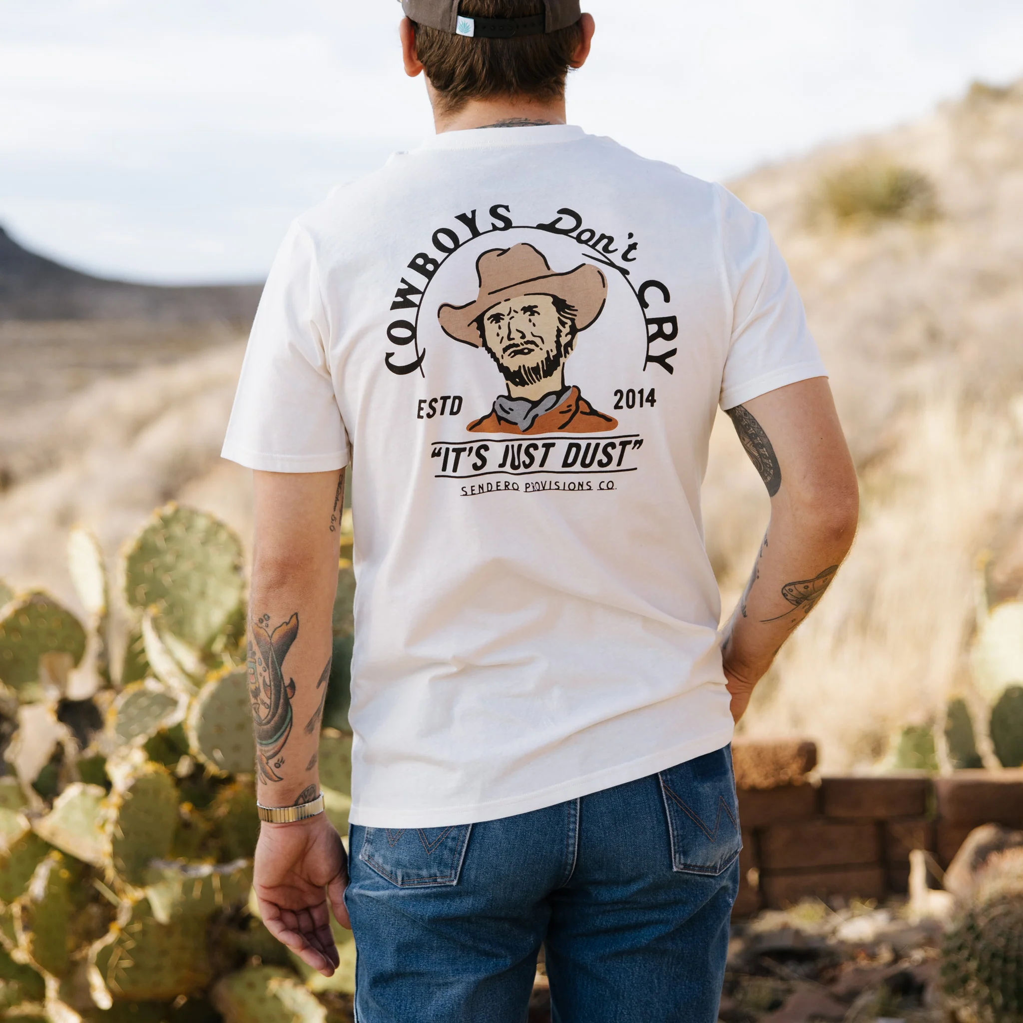 Sendero Provisions Co. Sendero Cowboys Don't Cry Tee