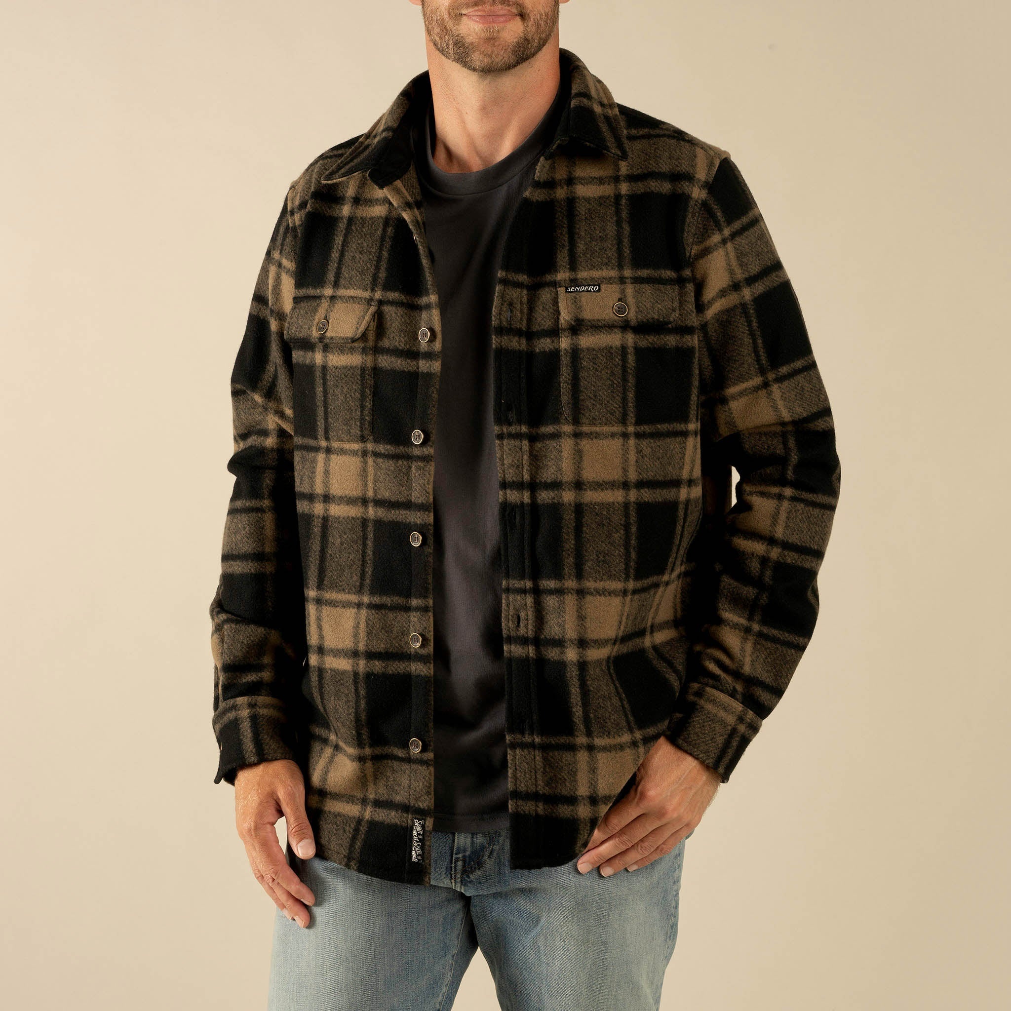 Sendero Provisions Co. Sendero Men's Pinedale Flannel Shirt