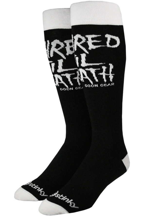 Stinky Socks Stinky Socks x Goon Gear 'Shred Till Death' Socks