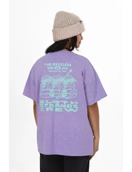 Notice The Reckless. Notice the Reckless Sloth Strands Crew Oversized Tee