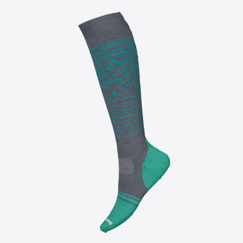 SMARTWOOL Smartwool Men's Snowboard Full Cushion Iguchi Pattern OTC Socks