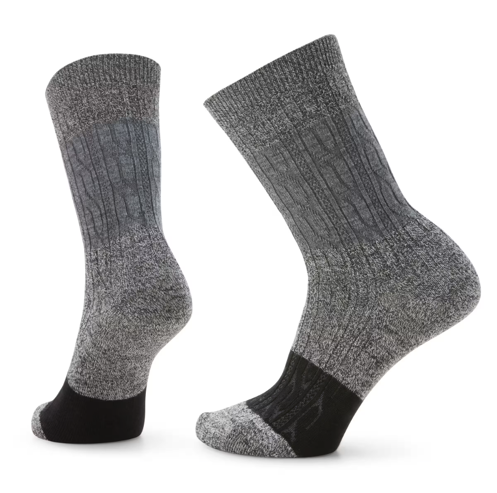 SMARTWOOL Smartwool Women's Everyday Colour Block Cable Crew Socks