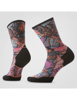 SMARTWOOL Smartwool Women's Trail Run Targeted Cushion Triangle Prism Print Crew Socks