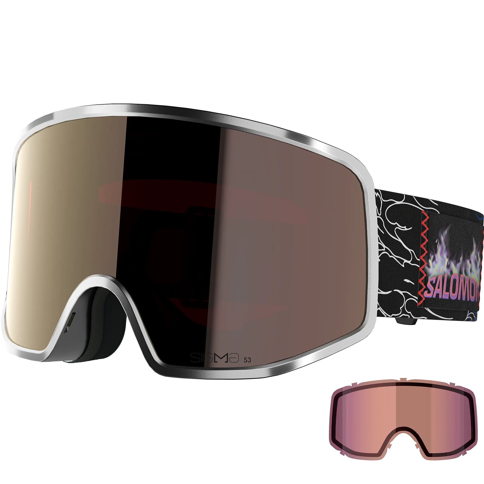 Salomon Salomon Sentry Pro Sigma Snow Goggles + Bonus Lens