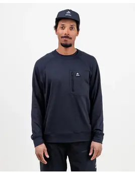 JONES Jones Men’s Flagship Recycled Grid Fleece Crew