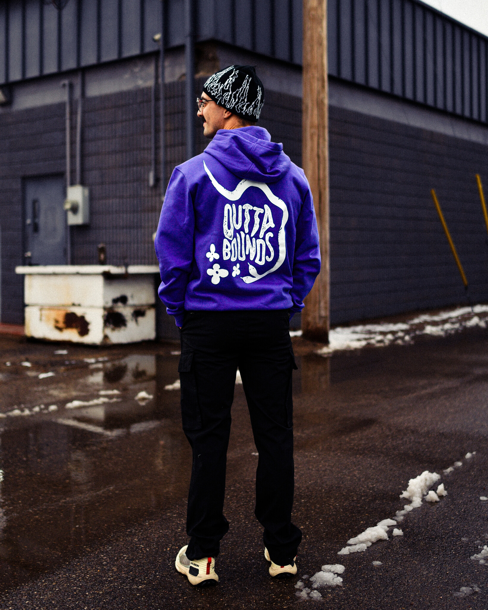 Salomon Salomon x Outta Chest Logo Hoodie