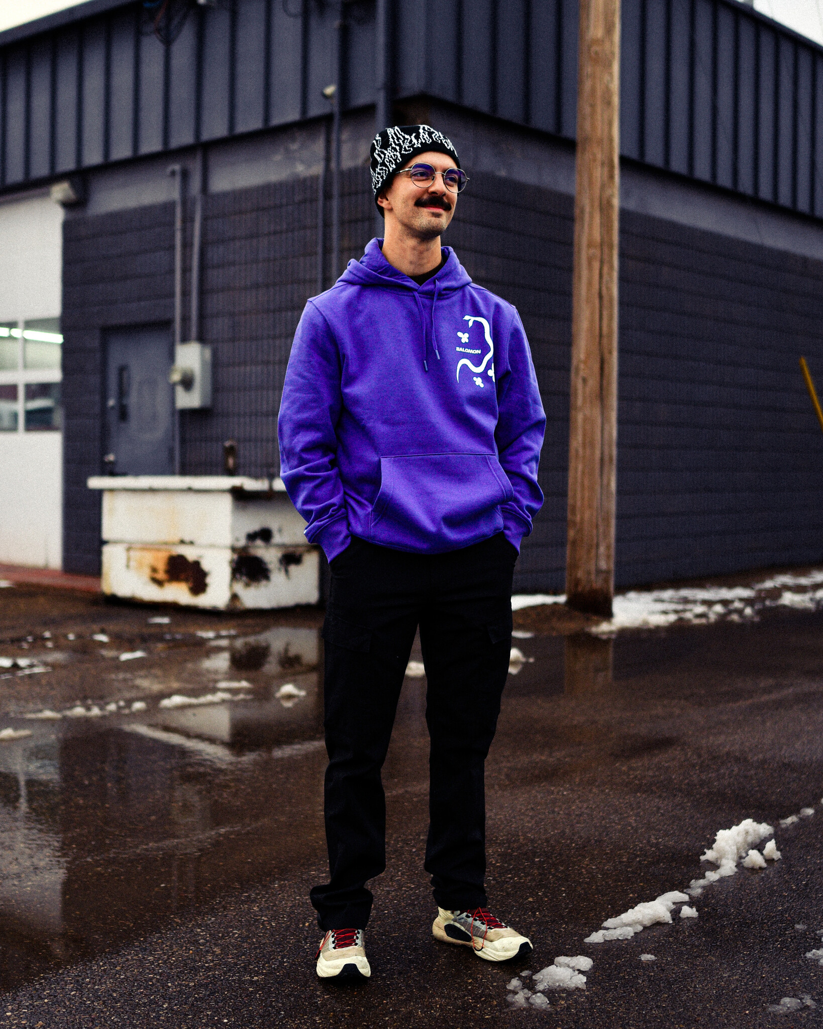 Salomon Salomon x Outta Chest Logo Hoodie