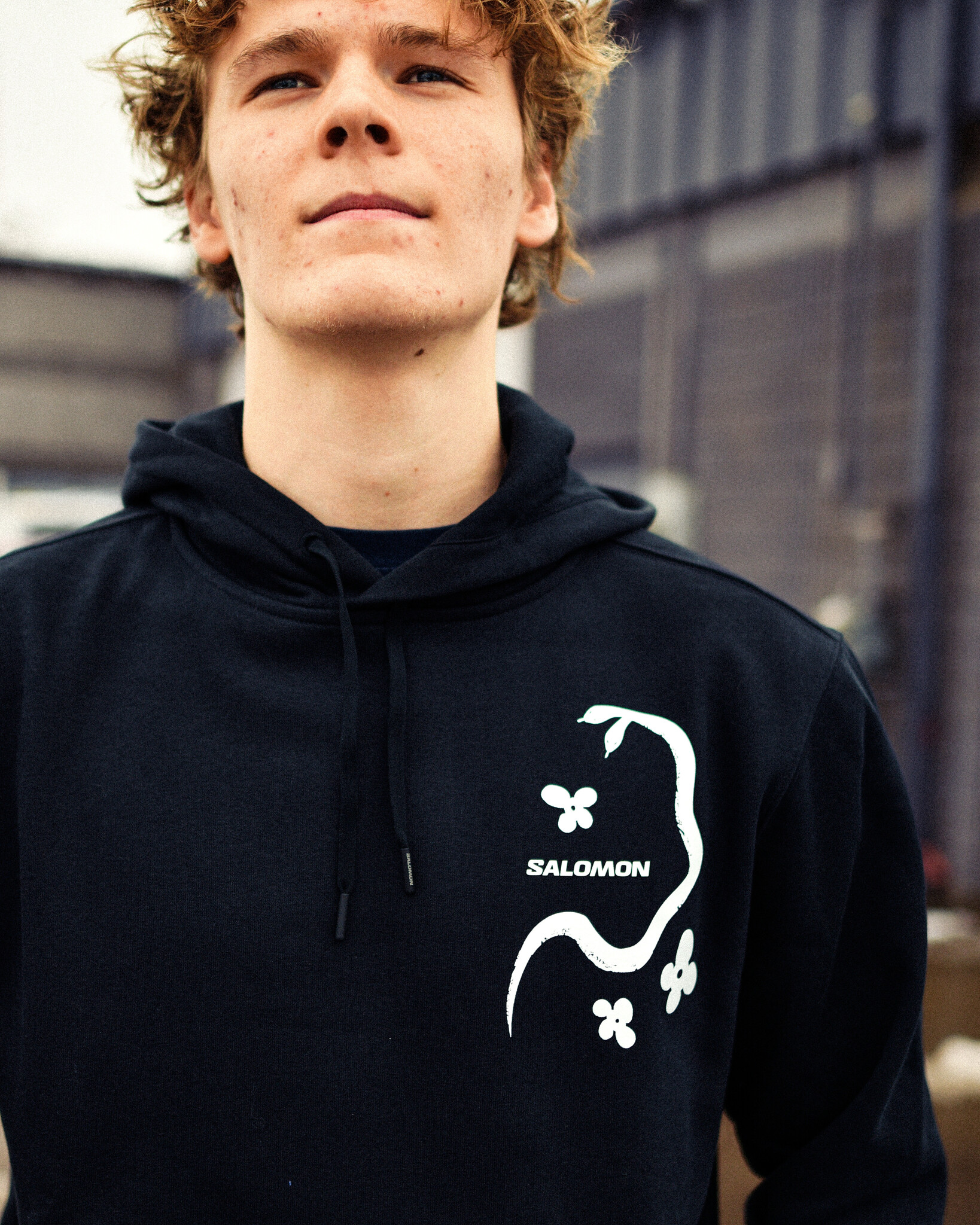 Salomon Salomon x Outta Chest Logo Hoodie