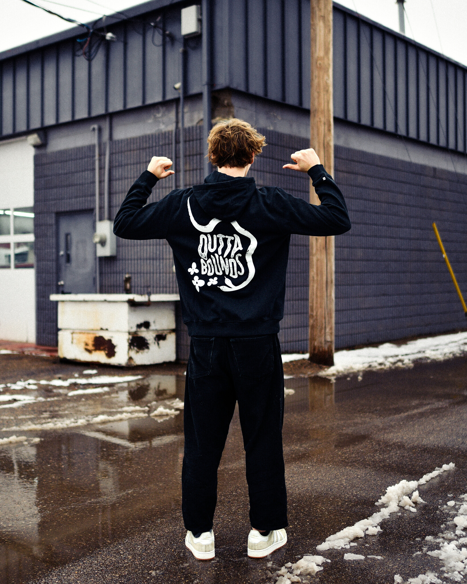 Salomon Salomon x Outta Chest Logo Hoodie