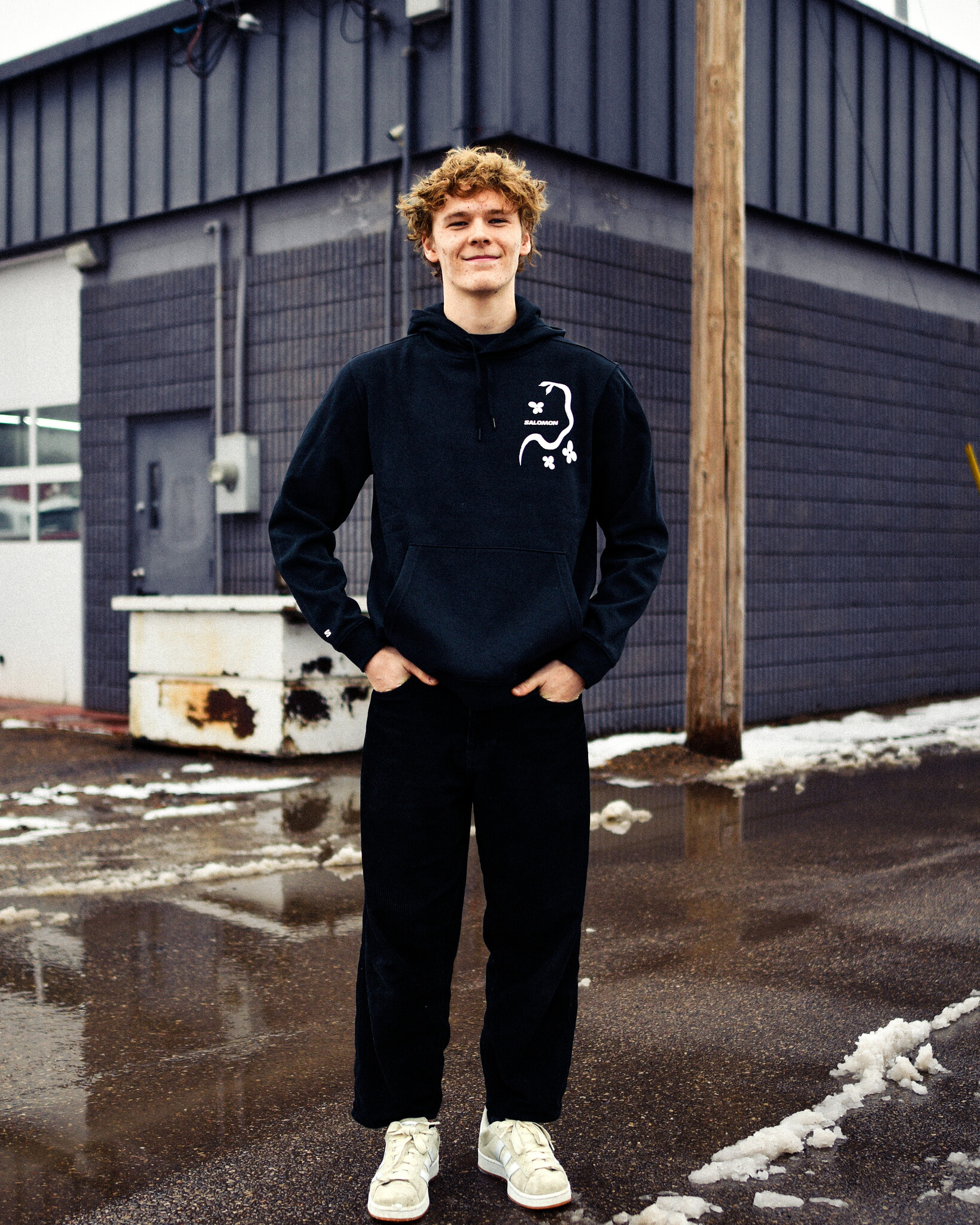 Salomon Salomon x Outta Chest Logo Hoodie