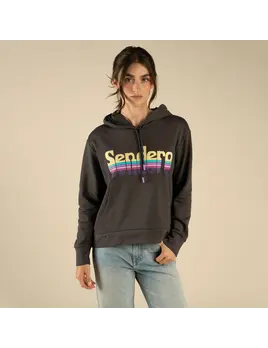 Sendero Provisions Co. Sendero Women's Retro Logo Crop Hoodie