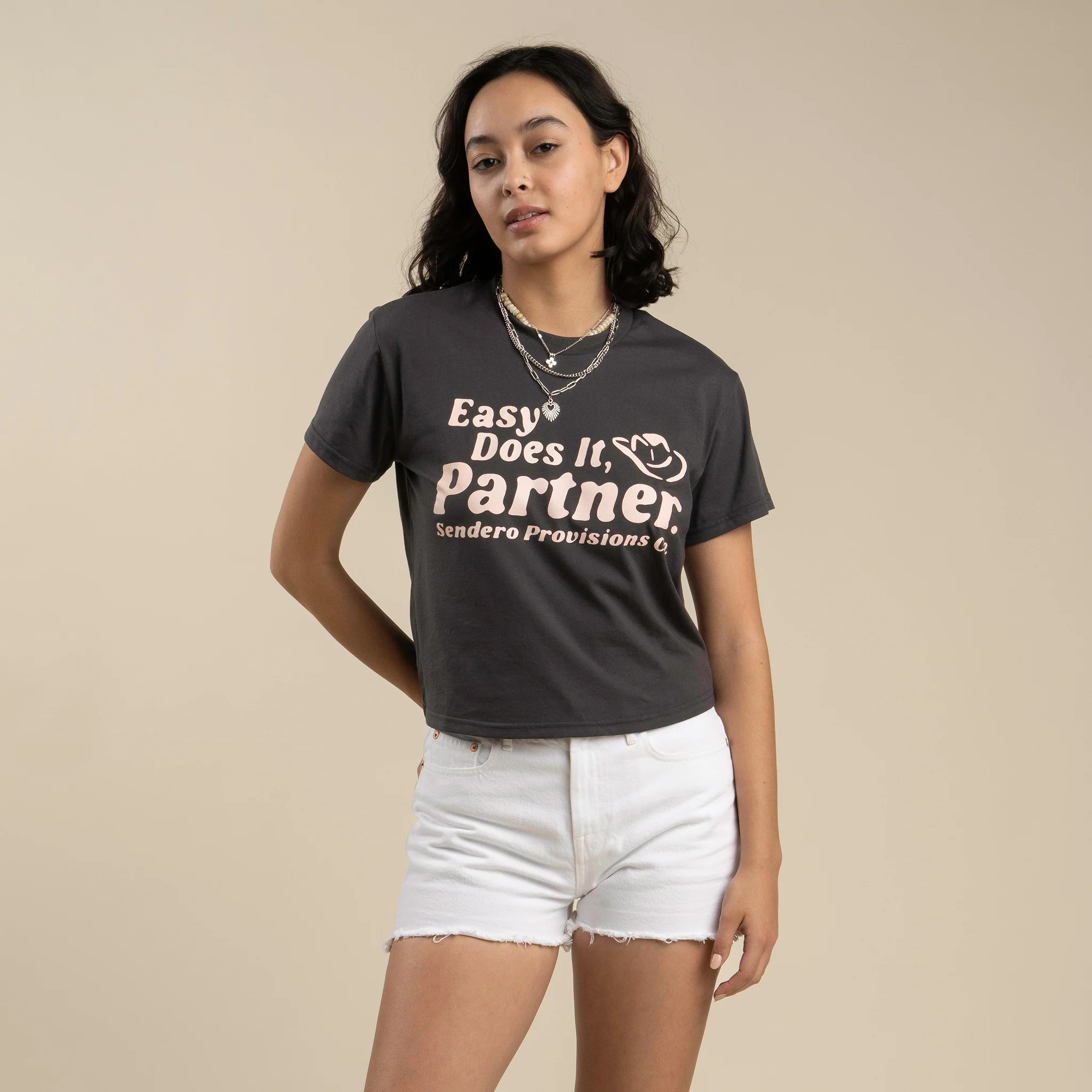 Sendero Provisions Co. Sendero Easy Does It Crop Tee