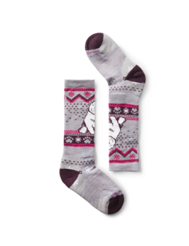SMARTWOOL Smartwool Kids' Wintersport Full Cushion Polar Bear OTC Socks