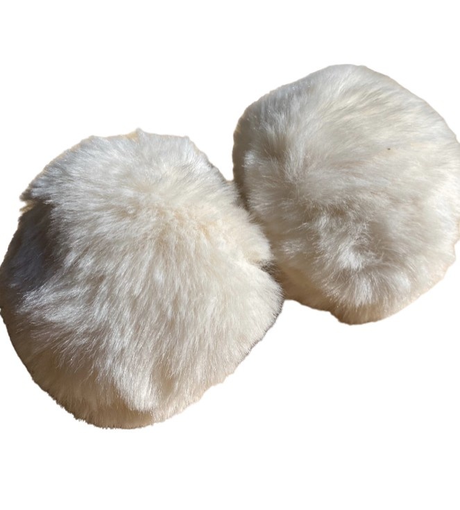 MDXONE Kid's Balaclava Pom-Poms