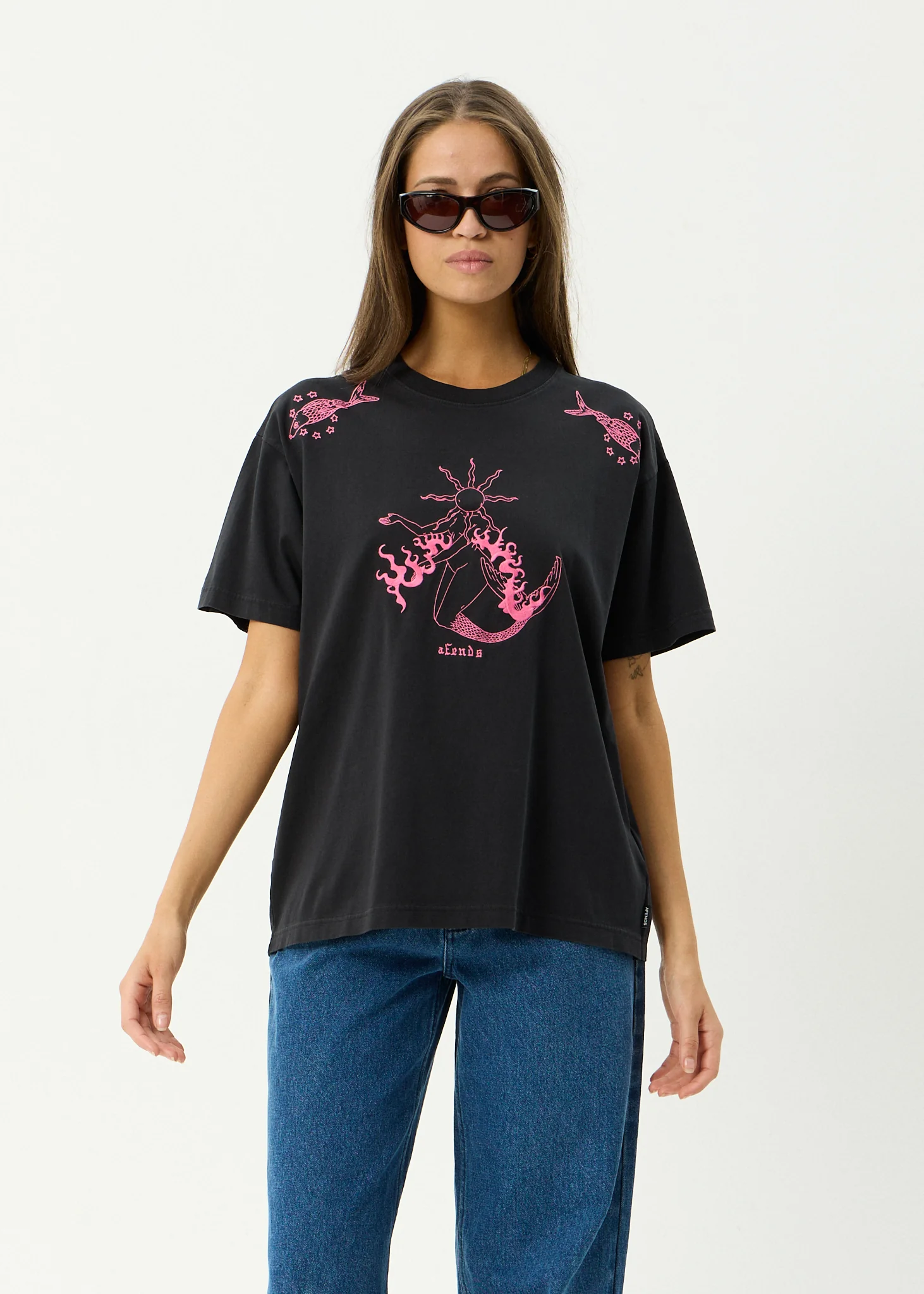 Afends Afends Women's Sea Siren Oversized Tee