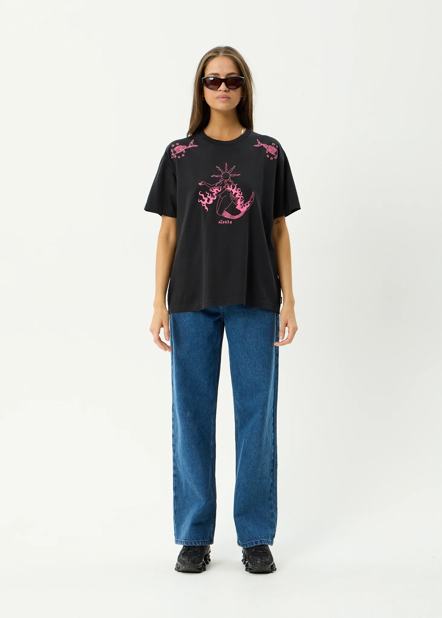 Afends Afends Women's Sea Siren Oversized Tee