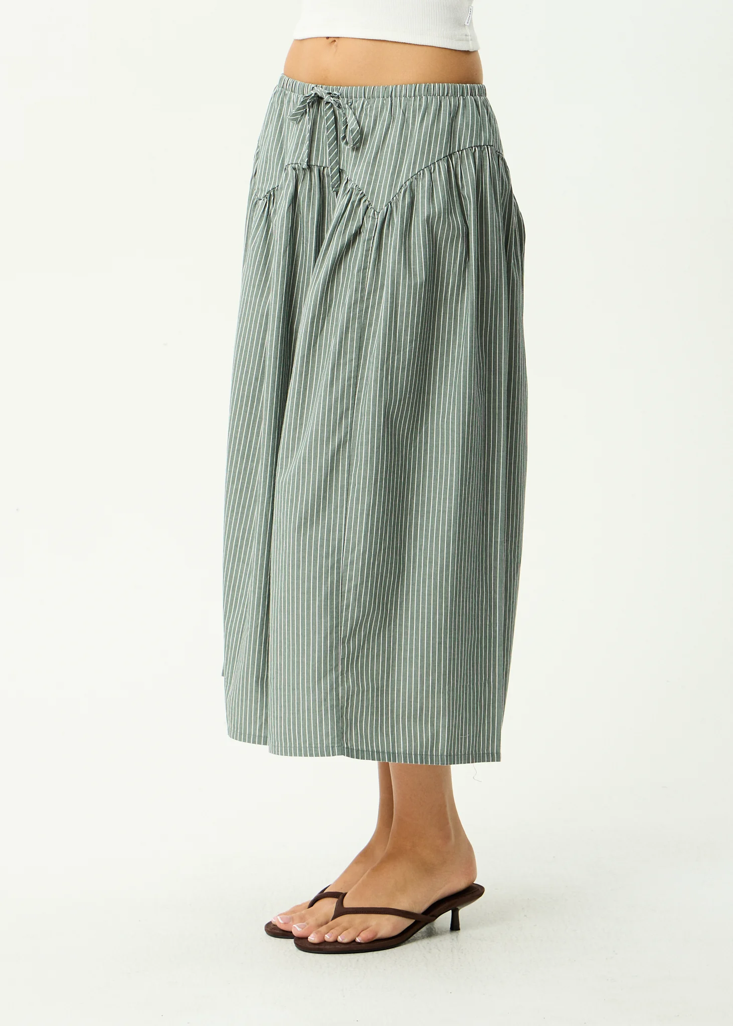 Afends Afends Women's Pinned Organic Midi Skirt