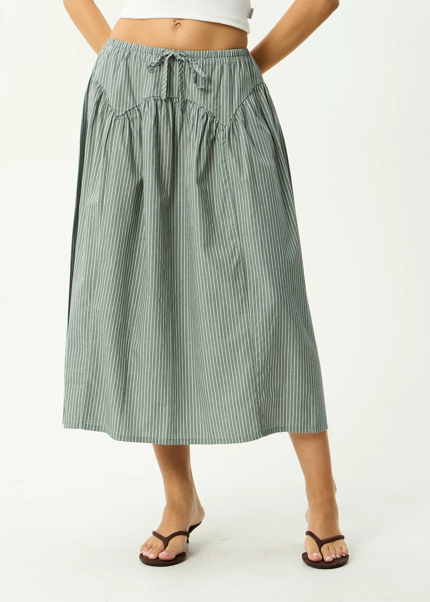 Afends Afends Women's Pinned Organic Midi Skirt