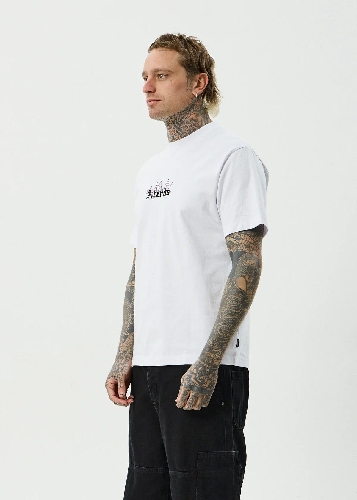 Afends Afends Men's Temporal Heavyweight Retro Fit Tee