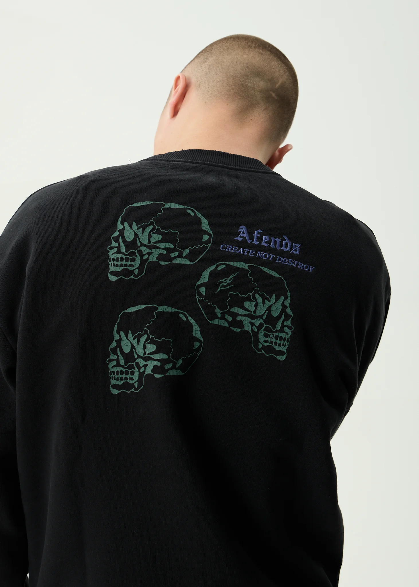 Afends Afends Men's Temporal Heavyweight Crew Neck