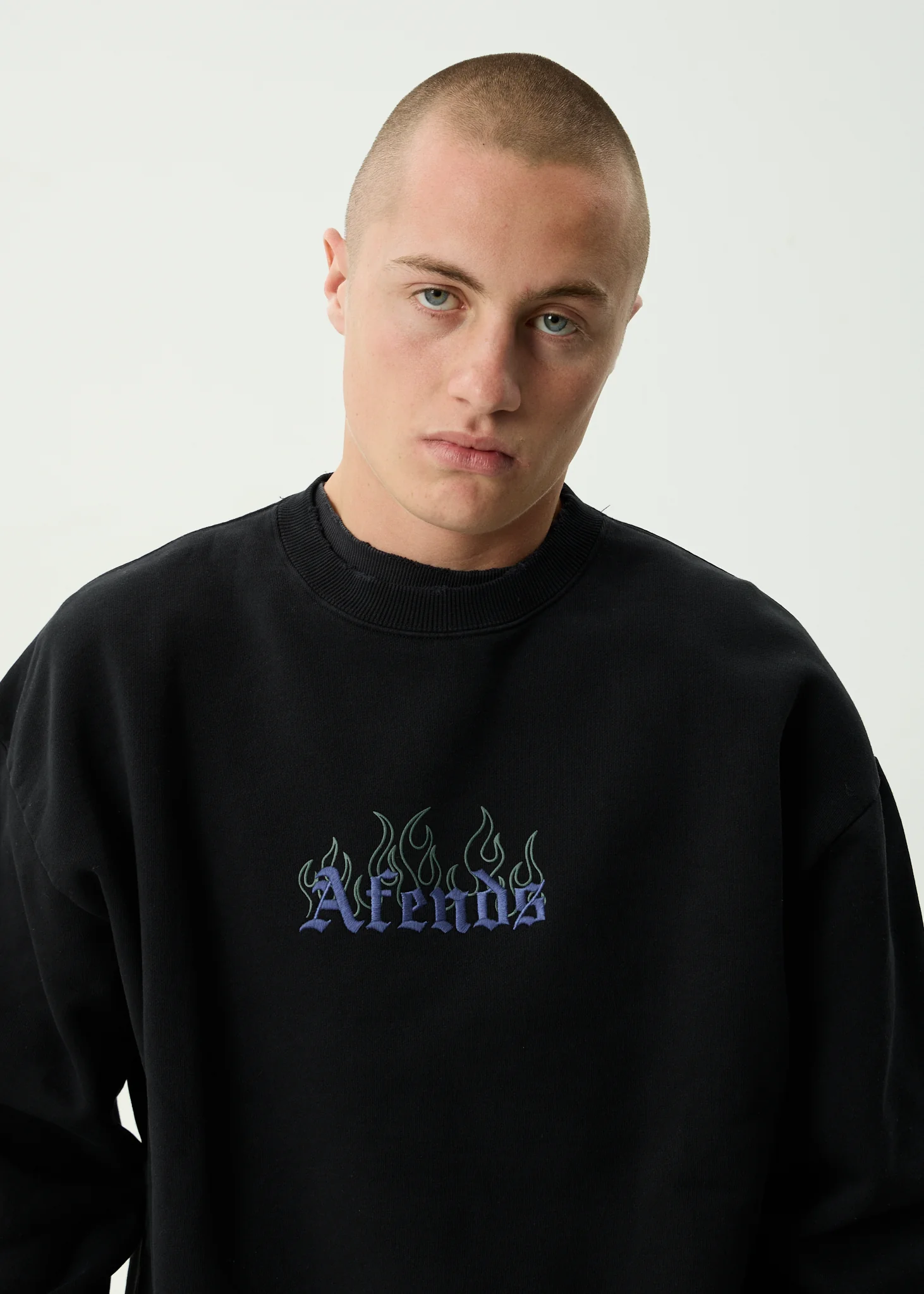 Afends Afends Men's Temporal Heavyweight Crew Neck