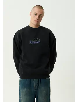 Afends Afends Men's Temporal Heavyweight Crew Neck