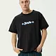Afends Afends Men's Created Heavyweight Boxy Ringer Fit Tee