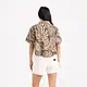Roark Roark Women's Bless Up Cropped Button Up Shirt