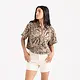 Roark Roark Women's Bless Up Cropped Button Up Shirt