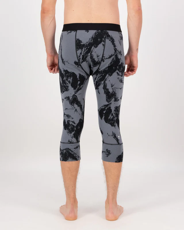 MONS ROYALE Mons Royale Men's Cascade Merino Base Layer 3/4 Legging