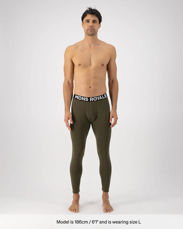 MONS ROYALE Mons Royale Men's Cascade Merino Base Layer Legging