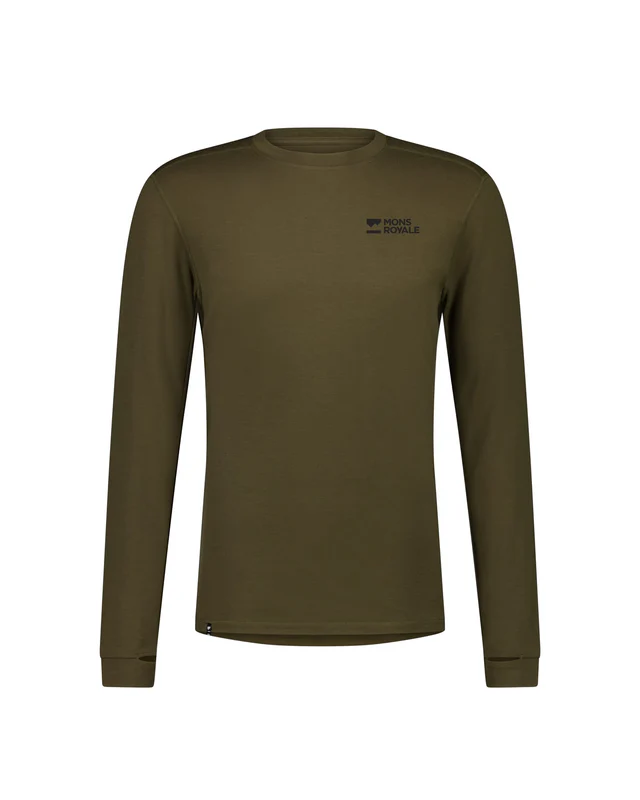 MONS ROYALE Mons Royale Men's Cascade Merino Base Layer Long Sleeve