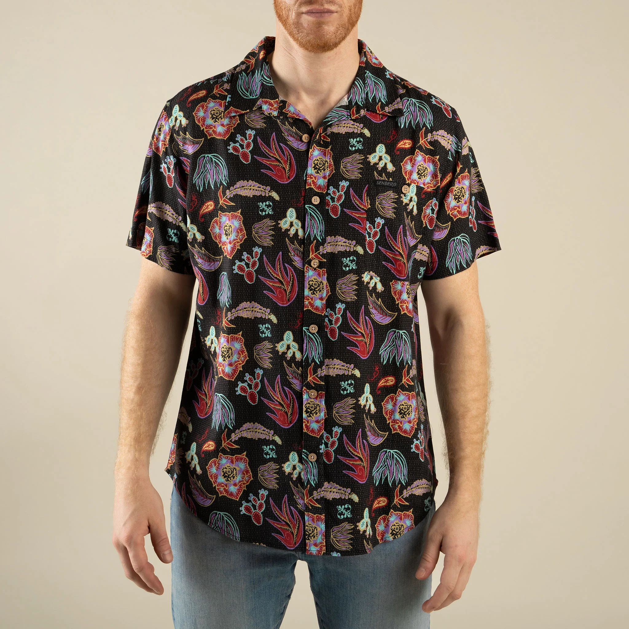 Sendero Provisions Co. Sendero Men's City Slicker Button Up Short Sleeve
