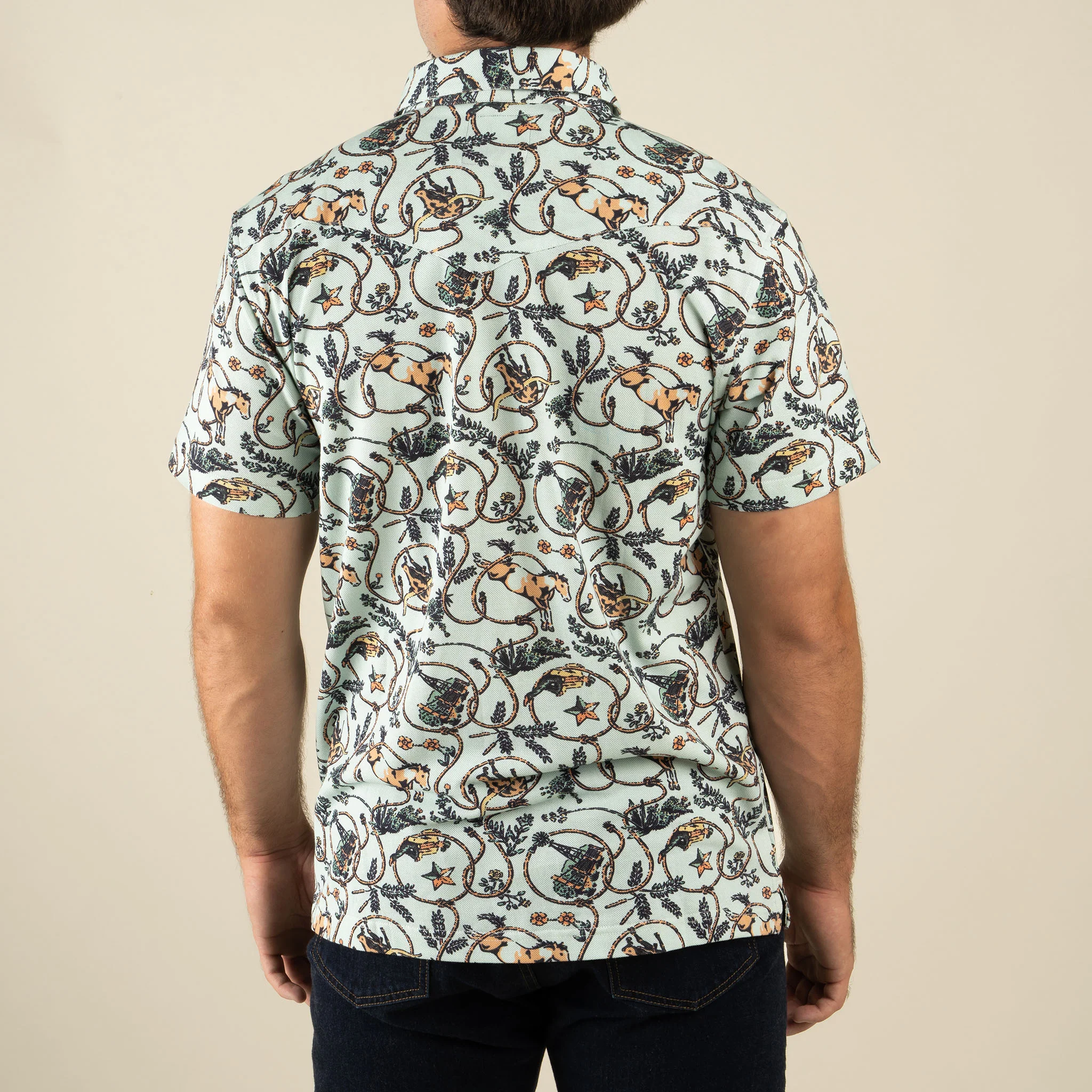 Sendero Provisions Co. Sendero Men's Cantina Pique Polo Shortsleeve Shirt