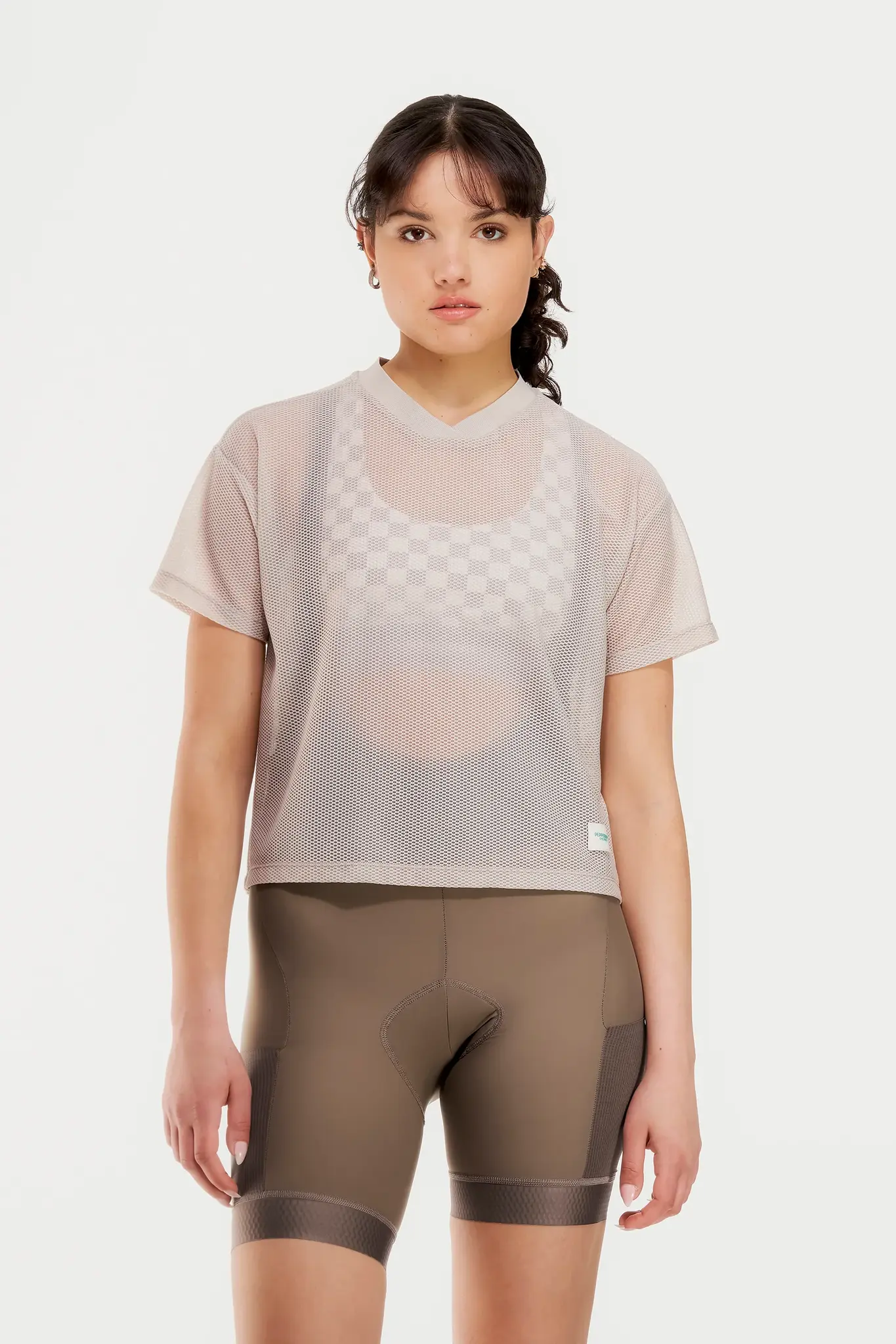 Peppermint Cycling Co. Peppermint Cycling Women's Backroads Crop Mesh