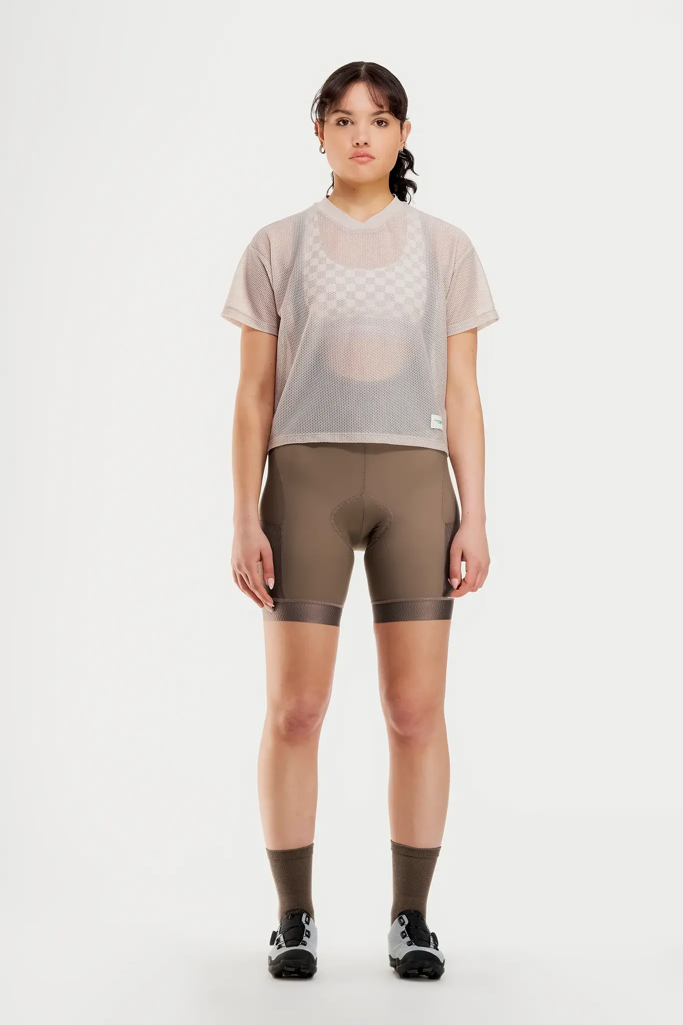 Peppermint Cycling Co. Peppermint Cycling Women's Backroads Crop Mesh