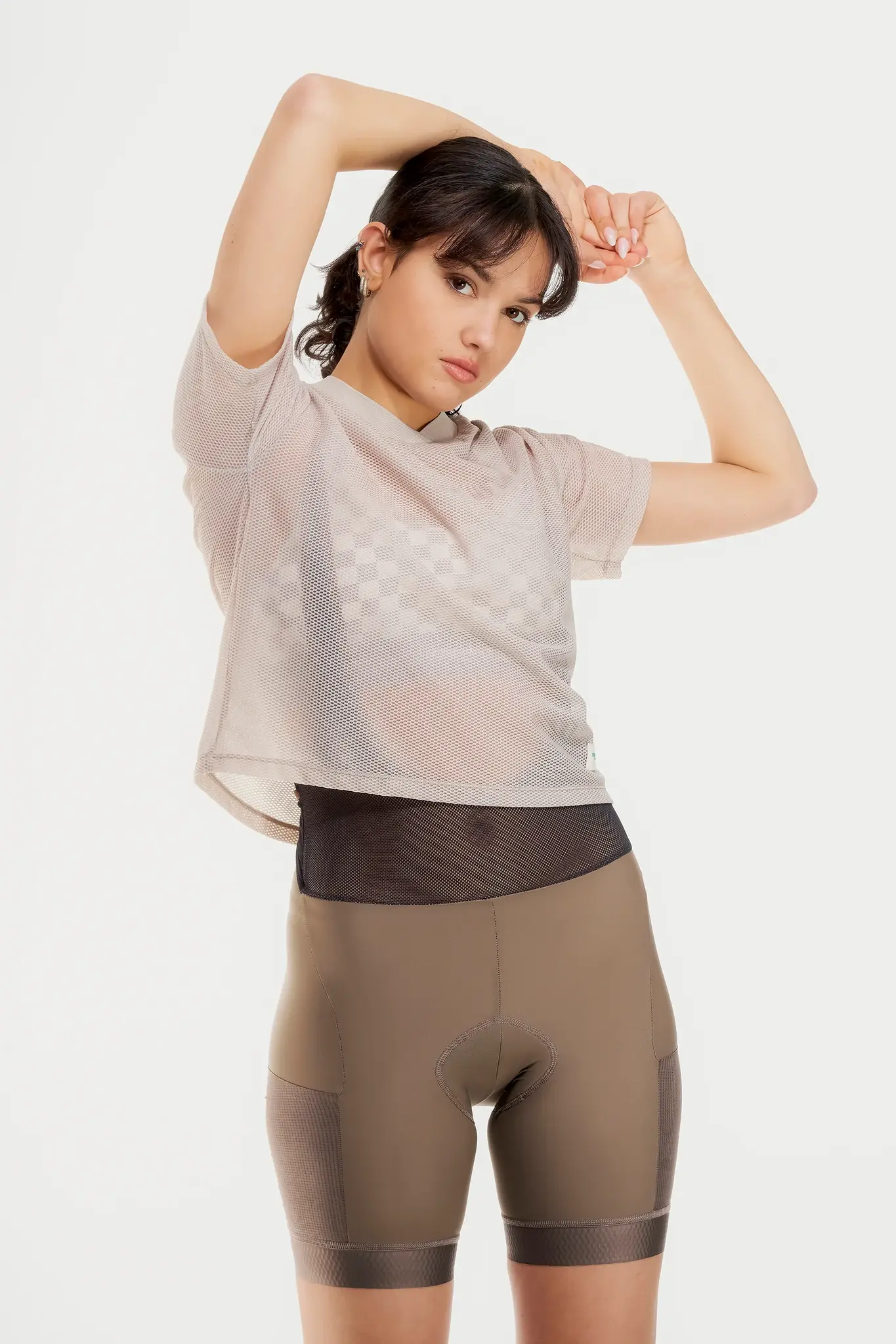 Peppermint Cycling Co. Peppermint Cycling Women's Backroads Crop Mesh