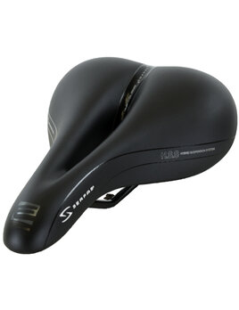 SERFAS Serfas Women's E-Gel Dual Density Saddle - Vinyl Cut-Out