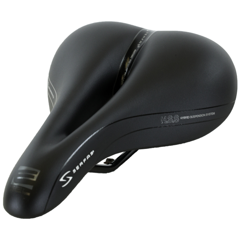 SERFAS Serfas Womens's E-Gel Dual Density Saddle - Vinyl Cut-Out